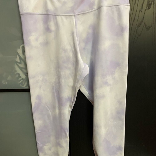 Nike Dri-fit 3/4 leggings XL like new, white and purple