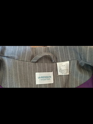 La Redoute Collections jacket like new, grey with white stripe