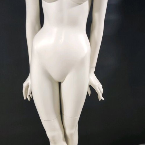 Display mannequins used, female and male with bases