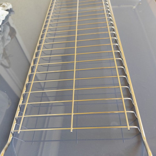 Stainless steel plate rack and glass racks for 90cm cabinets, Italy