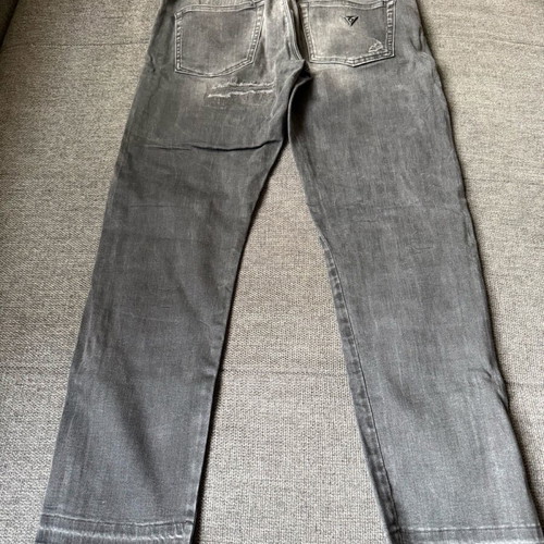 Guess jeans used, size S, black with patches