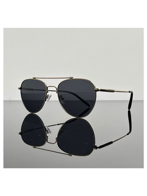 Bormain Luciano sunglasses new, polarized, gold and silver