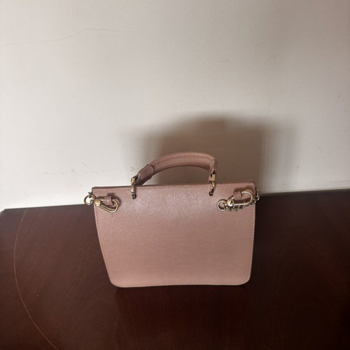 Furla Julia shoulder bag, beige and pink