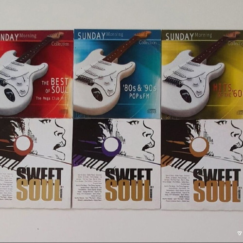 6 CDs with foreign songs new, 4 soul, 1 pop '80s-'90s, 1 hits of '60s