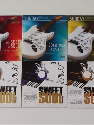 6 CDs with foreign songs new, 4 soul, 1 pop '80s-'90s, 1 hits of '60s