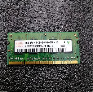 Hynix 1GB PC2-6400 DDR2-800MHz HYMP112S64CP6-S6-AB-C