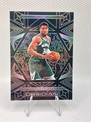 Κάρτα Panini Obsidian Basketball Giannis Antetokounmpo Milwaukee Bucks σαν καινούργια 2024-25