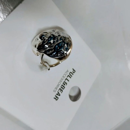 Pull&Bear silver shell ring new summer jewelry