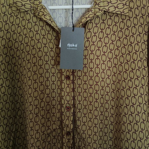 Helmi semizie new, green with detachable belt and 3/4 sleeve