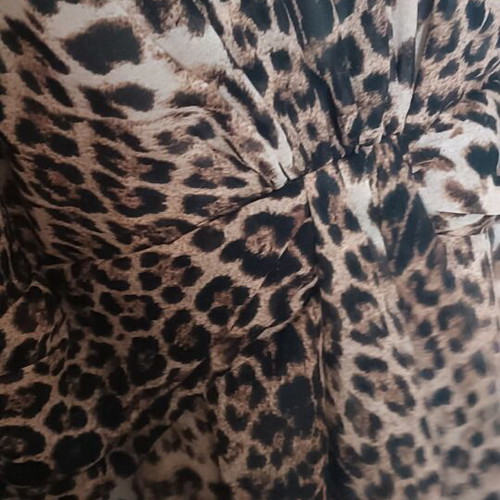 Wallis Midi Leopard Dress Sleeveless New with Waist Tie and Ruffles
