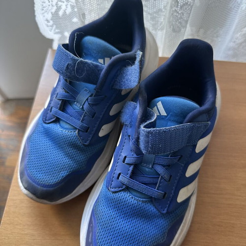 Adidas kids' athletic shoes like new, size 33, blue