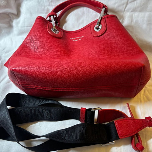 Emporio Armani women's bag red new handbag