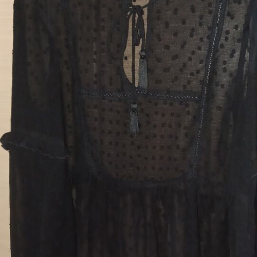 Τουνίκ πουά μαύρο σαν καινούργιο για small-medium