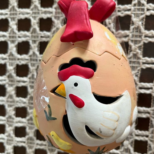 Ceramic Easter vases like new, 16x7cm each