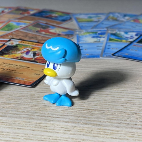 Pokemon Paldea Starters figures like new with Scarlet Violet TCG cards