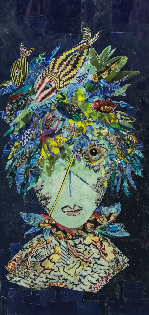 Modern art collage print 21x29 cm new - € 6,00 - Vendora.cy