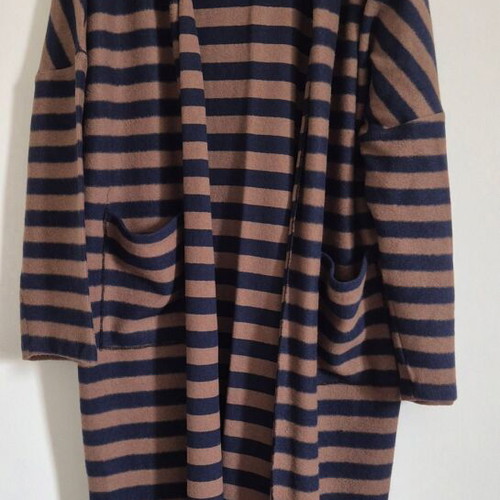 Madame Shou Shou outerwear like new, one size, brown and blue