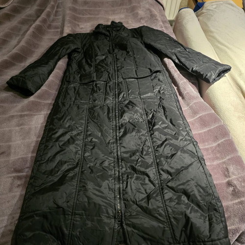 Sisley long jacket used, black, size S