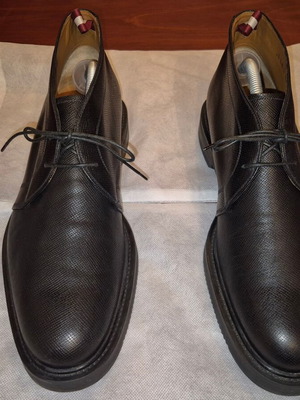 Μποτάκια Bally derby σαν καινούργια, μαύρο δέρμα, ανδρικά 44