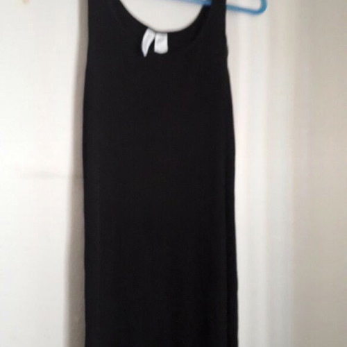 Long dress H&M black like new, sizes S and M