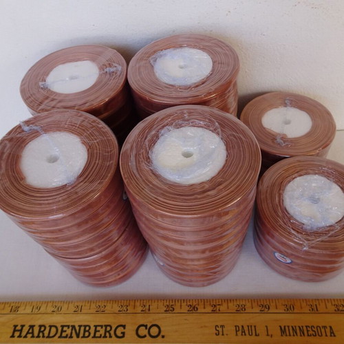 Vintage organza ribbons like new, pack of 50 rolls 40 meters