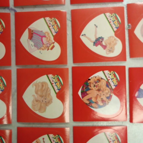Barbie Nucrema collectible stickers 1990s set of 18 new