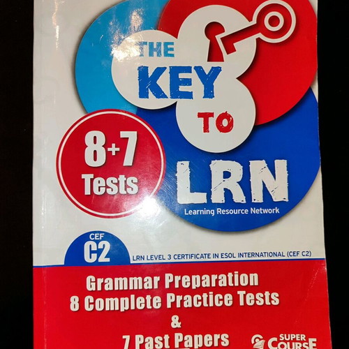 The Key to LRN 8+7 Tests CEF C2LRN Level 3 book used