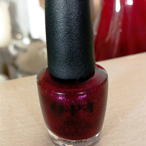 OPI nail polish new, color berry and bright