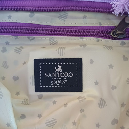 Santoro children's beach bag new, lilac shades