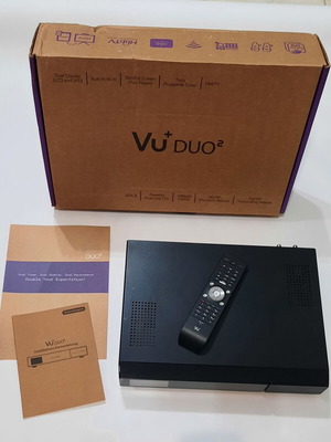 Vu+ Duo² satellite receiver used with original box and accessories