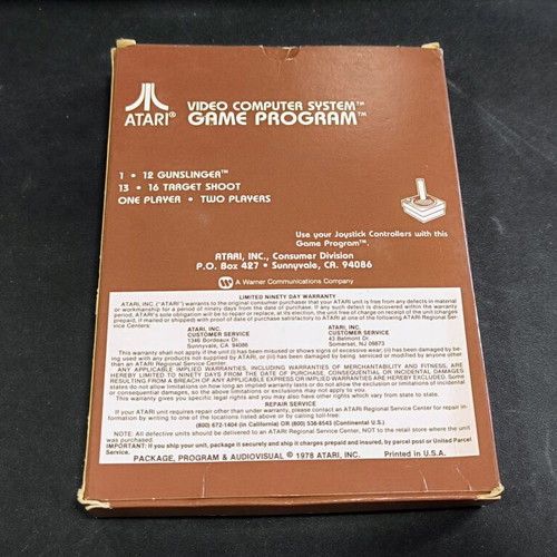 Atari 2600 - Outlaw (Big Box) CX2605