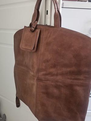 Collezione leather handbag used, brown