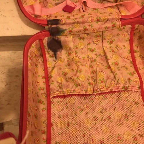 Die Spiegelburg Prinzessin Lillifee Children's Trolley Suitcase Pink 50cm like new