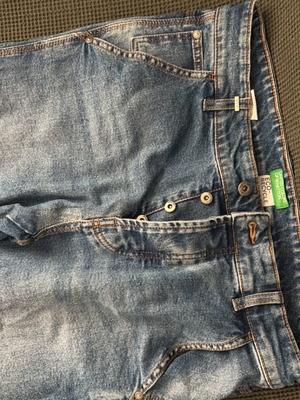 Benetton men's jeans used, size M, blue