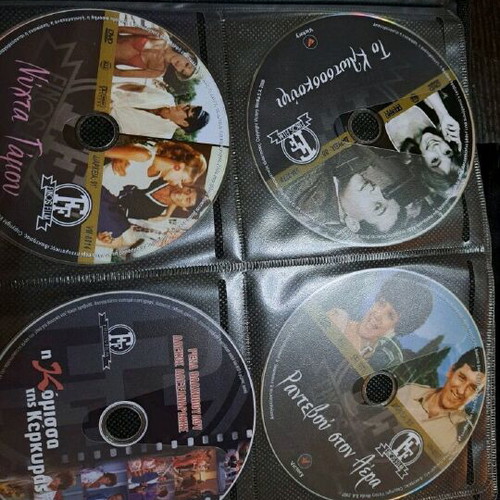 Greek movies new, 70 CDs and 6 Alice Vougiouklaki DVDs dubbed