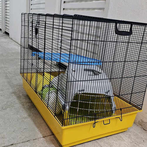 Cage for chinchillas, rabbits and hamsters used