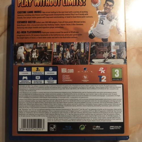 Nba 2K Playgrounds 2 PS4 like new