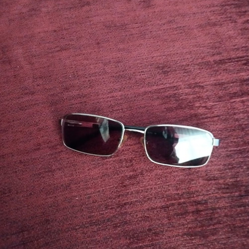 Essel Vintage Sunglasses Frame used, narrow rectangular metal