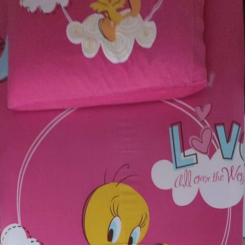 Viopros single cotton sheet set Tweety like new