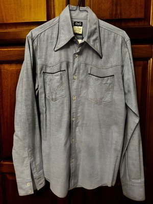 Dolce & Gabbana denim shirt size L new with tags