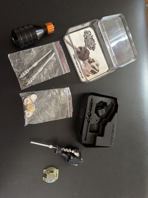 Inkjecta Flite Nano Titan tattoo motor used with Cheyenne grip