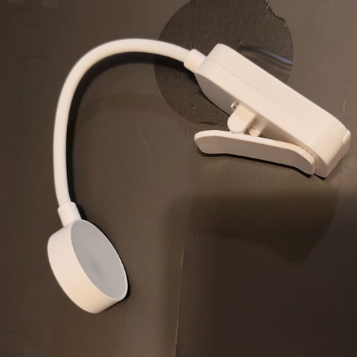 Portable LED Clip-on Reading Light, white