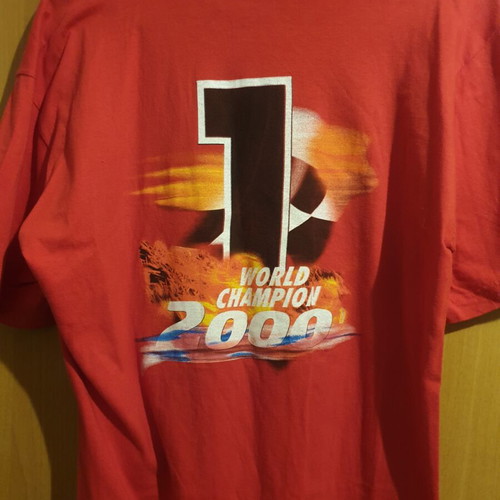Michale Schumacher 2000 Championship T-shirt new, authentic