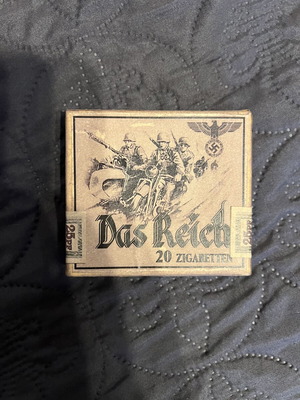 WWII cigarette box
