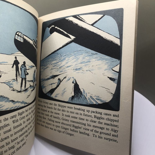 Biggles Breaks the Silence vintage picture book used