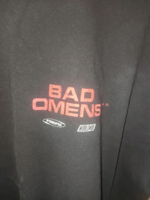 Bad Omens T-shirt, XL size, black