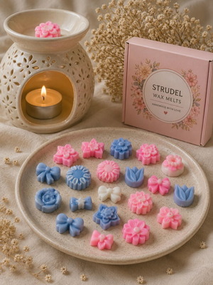 Wax Melts with Strudel Scent, Pack of 6