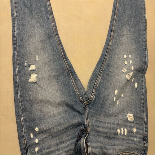 Tally Weijl mom fit jeans size 38 like new with rips blue