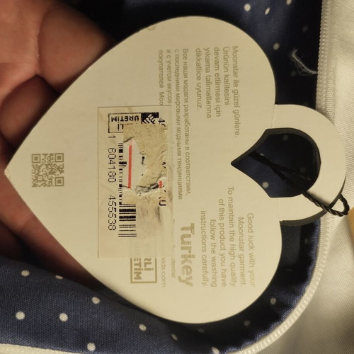 Moonstar dress for 6-year-old girl with daisy and polka dot design