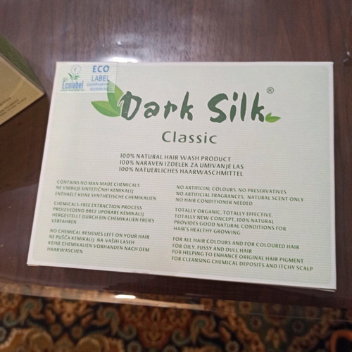 100% Natural Plant Hair Wash Product 4 Dark Silk packs new